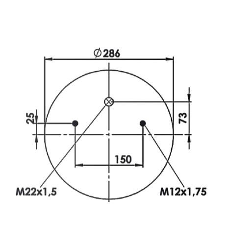 Körük Komple Metal Piston 1R14-746 - 45.88.777.90992