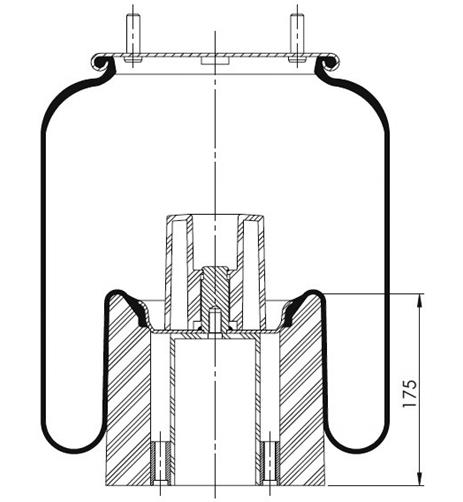 Air Spring With Plastic Piston W01m586287 - 92.88.777.90993