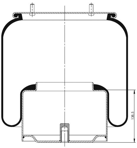 Körük Komple Metal Piston 1850Np01 - 16.88.777.91000