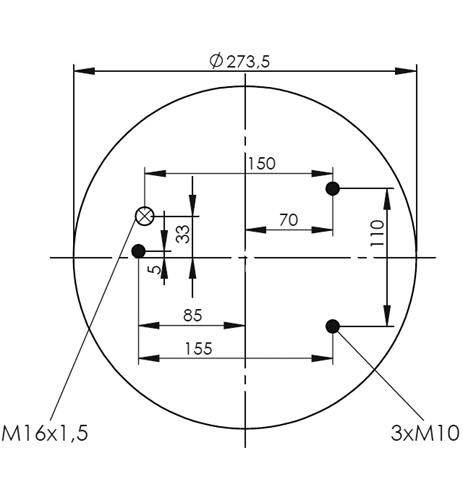 Körük Komple Metal Piston 1850Np01 - 16.88.777.91000