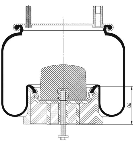 Körük Komple Plastik Piston 1T240-19 - 31.88.777.91003