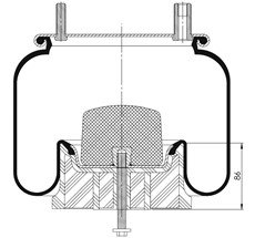 31.88.777.91003 - Körük Komple Plastik Piston 1T240-19