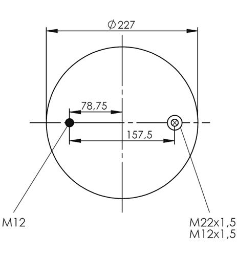 Körük Komple Plastik Piston 1T240-19 - 31.88.777.91003