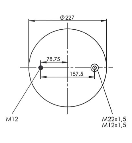 Körük Komple Plastik Piston 1T-240-20 - 31.88.777.91004