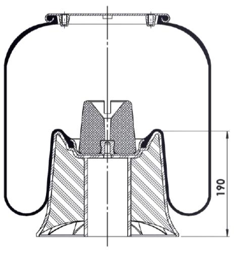 Körük Komple Plastik Piston 1963007 - 13.88.777.91005