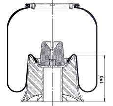 13.88.777.91005 - Körük Komple Plastik Piston 1963007