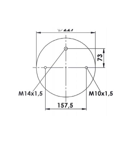 Körük Komple Plastik Piston 1963007 - 13.88.777.91005