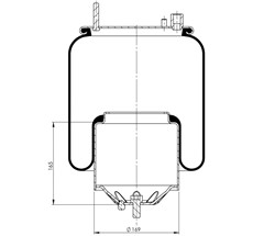 40.88.777.91007 - Körük Komple Metal Piston 4570Np02