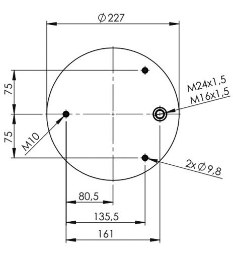 Körük Komple Metal Piston 4570Np02 - 40.88.777.91007