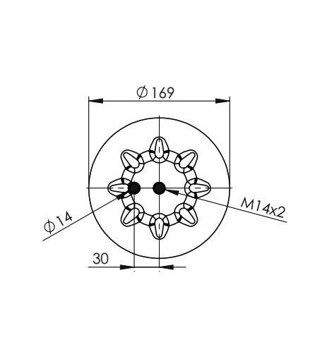 Körük Komple Metal Piston 4570Np02 - 40.88.777.91007