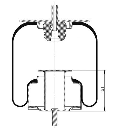 Körük Komple Metal Piston 53RS900083 - 18.88.777.91012