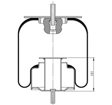 18.88.777.91012 - Körük Komple Metal Piston 53RS900083