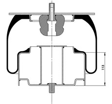 18.88.777.91013 - Körük Komple Metal Piston 661Np02