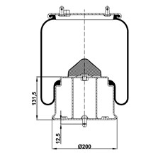 13.88.777.91018 - Körük Komple Metal Piston 1R11-841