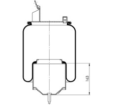 12.88.777.91019 - Körük Komple Metal Piston 4570Np03