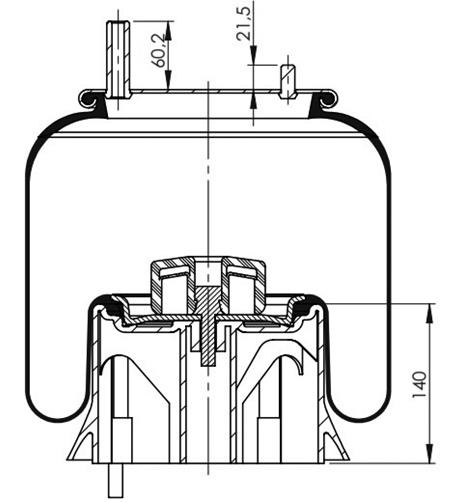 Körük Komple Plastik Piston 1R12-473 - 30.88.777.91025