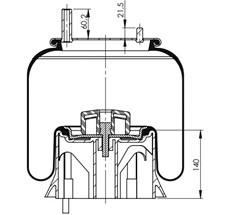 30.88.777.91025 - Körük Komple Plastik Piston 1R12-473