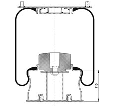 84.88.777.91030 - Körük Komple Metal Piston V1E18-05