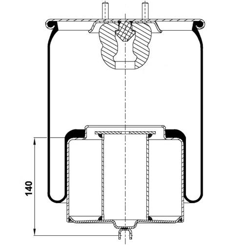 Körük Komple Metal Piston 54771M - 12.88.777.91031