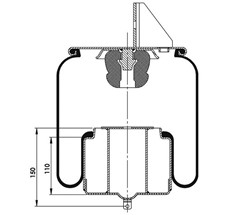 12.88.777.91032 - Körük Komple Metal Piston 36752K