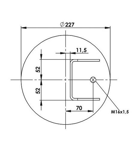 Körük Komple Metal Piston 36752K - 12.88.777.91032