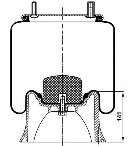 Körük Komple Plastik Piston 1R13-709 - 42.88.777.91034