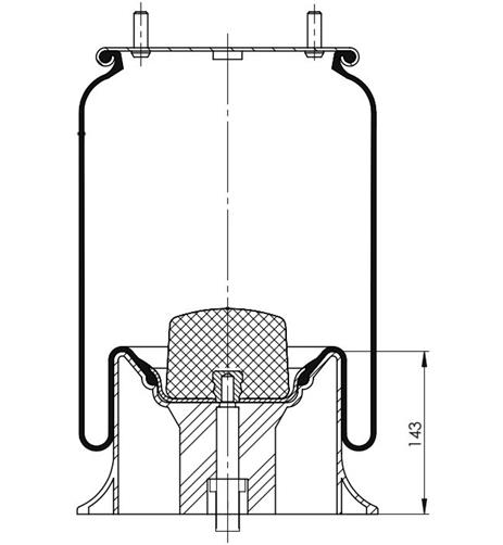 Körük Komple Plastik Piston 1R12807 - 42.88.777.91035