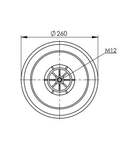 Körük Komple Plastik Piston 1R12807 - 42.88.777.91035