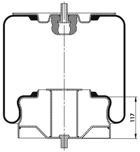 Körük Komple Metal Piston 3876K - 84.88.777.91037