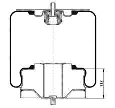 84.88.777.91037 - Körük Komple Metal Piston 3876K