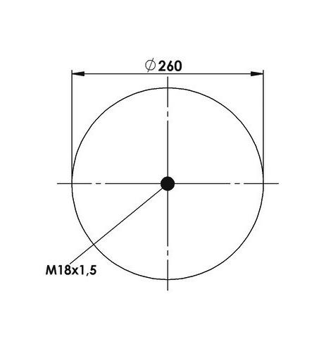 Körük Komple Metal Piston 3876K - 84.88.777.91037