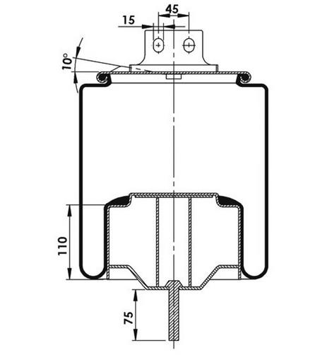 Körük Komple Metal Piston W01M588662 - 15.88.777.91039