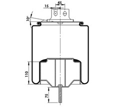 15.88.777.91039 - Körük Komple Metal Piston W01M588662