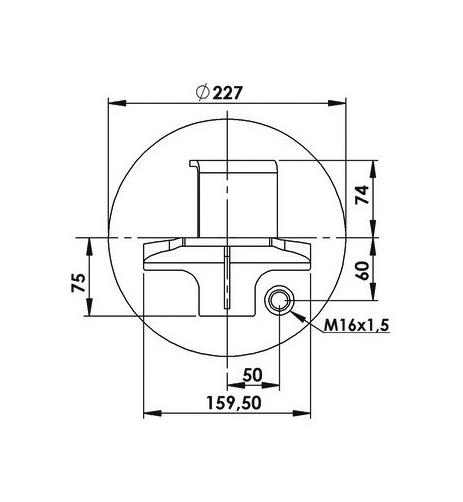 Körük Komple Metal Piston W01M588556 - 15.88.777.91040