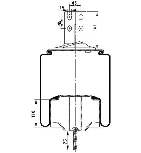 Körük Komple Metal Piston W01M588555 - 15.88.777.91041