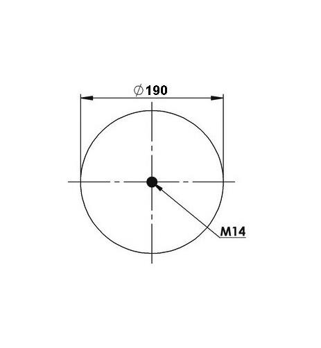 Körük Komple Metal Piston W01M588555 - 15.88.777.91041