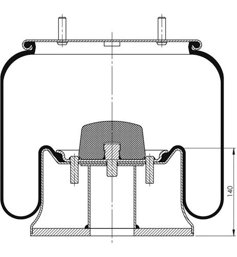 Körük Komple Metal Piston 3810-01K - 45.88.777.91045