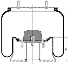 45.88.777.91045 - Körük Komple Metal Piston 3810-01K