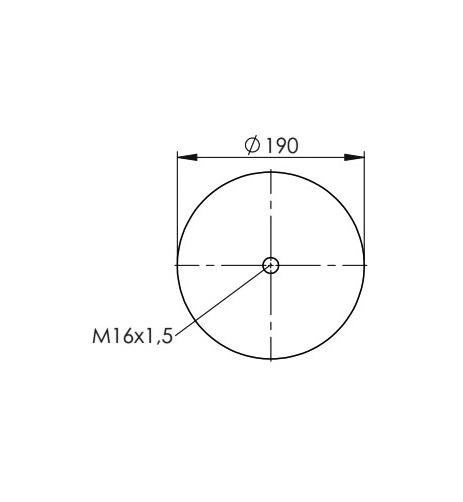 Körük Komple Metal Piston 6430-2934014 - 24.88.777.91046