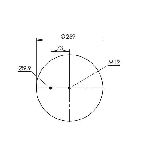 Körük Komple Metal Piston 1DF25A-22 - 15.88.777.91047