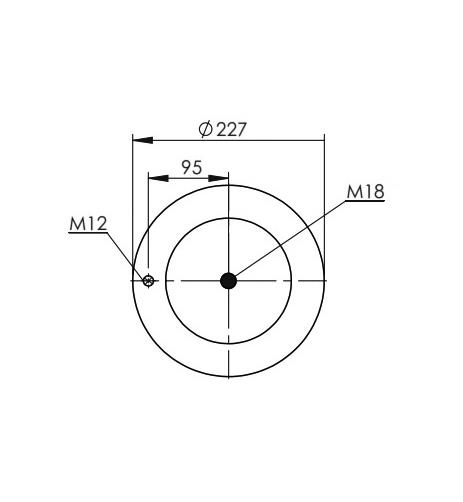 Körük Komple Metal Piston 1DF25A-22 - 15.88.777.91047