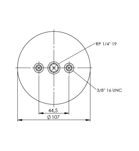 1 Katlı Körük Komple D120mm Rp1/4-3/8x4 - 83.88.777.91049