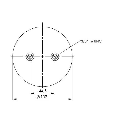 1 Katlı Körük Komple D120mm Rp1/4-3/8x4 - 83.88.777.91049