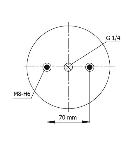 Пневмоподушка слойная (баллон с металом) D185mm 2B8-850 - 83.88.777.91066