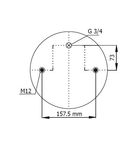 2 Katlı Körük Komple D300mm Sp2b22r - 83.88.777.91089