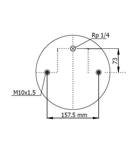 2 Katlı Körük Komple D300mm S12201 (12x2) - 83.88.777.91090