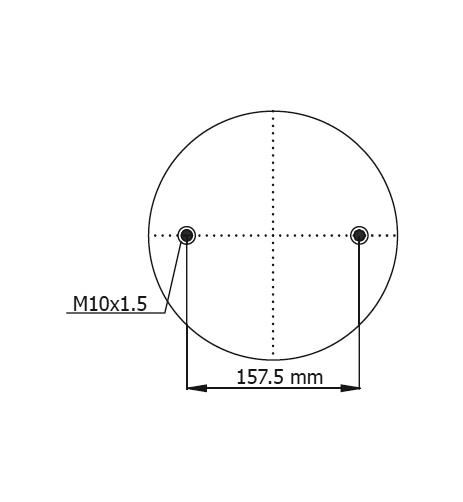 2 Katlı Körük Komple D300mm S12201 (12x2) - 83.88.777.91090