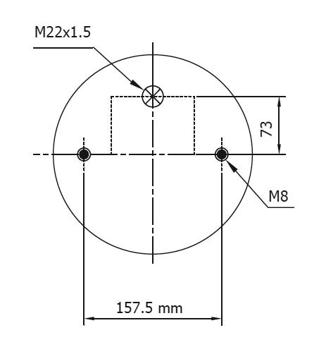 2 Katlı Körük Komple D300mm 22-1.5 T3 / 095.0258 - 83.88.777.91100