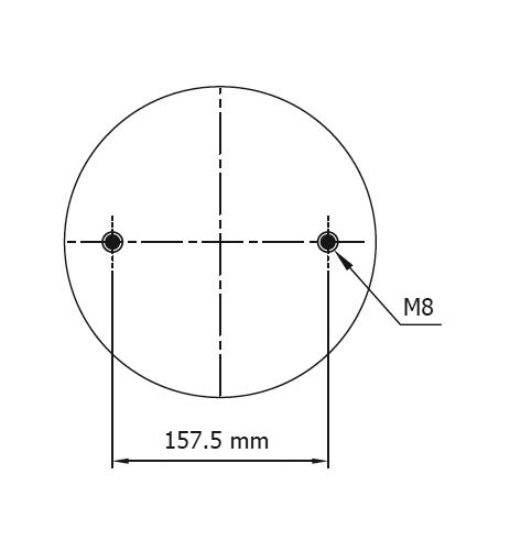 2 Katlı Körük Komple D300mm 22-1.5 T3 / 095.0258 - 83.88.777.91100