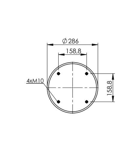 2 Katlı Körük Komple D350mm 2B-355 113459 - 83.88.777.91110